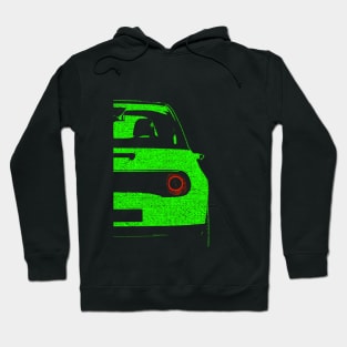 E car green car electricity Hoodie